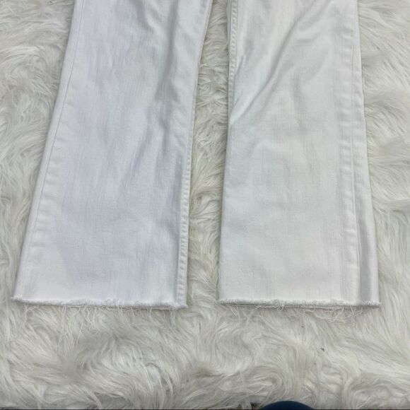 Rebecca Taylor La Vie Ines Kick Boot Raw Hem Hi-Rise Crop Jeans - Picture 7 of 11